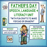 Father's Day Speech, Language, & Articulation Themed Unit 