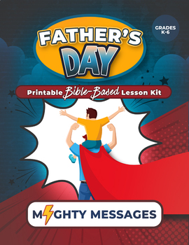 Preview of Father's Day Sunday School Lesson [Printable & No-Prep]