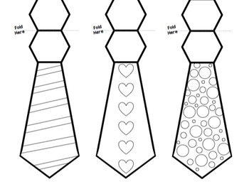 father s day tie card templates by mrs romano teachers pay teachers