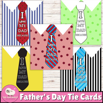 Father's Day Tie Cards| Shirt & Tie Card Craft, Necktie Greeting Card ...