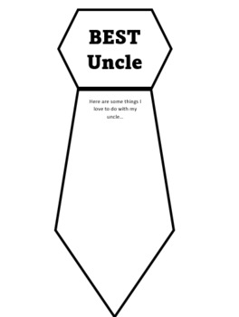 Father's Day Tie Craftivity by MarianTeaching | TPT