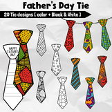 Father's Day Tie craftivity, writing activity, gift, decor