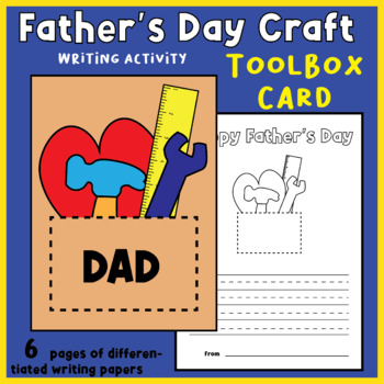 Father's Day Craft - Make Dad a Toolbox and a Fishing Tackle Box with Cards