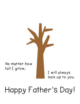 Father's Day Tree Craft by Fabulous 1st Grade | Teachers Pay Teachers