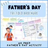 Father's Day Tri-fold Brochure | Father's Day Activity