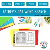 Father's Day Word Search Puzzle Worksheet Activity