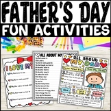 Father's Day Activities: All About My Dad, I Love My Dad, 