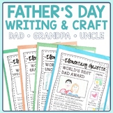 Father's Day Writing Project - Newspaper Activity - Easy C