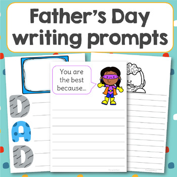 Preview of Father's Day Writing Packet