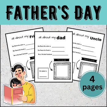 Father's Day , Pages Pdf For Father's Day by Dreams Shope | TPT
