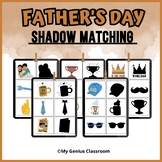 Father's Day shadow matching cards.