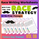 Father's Day writing prompts, RACE Strategy Practice worksheets