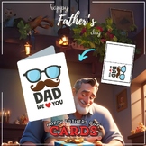 Father's day 25 Big Card Craft DIY End of the year activit