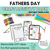 Preview of Fathers Day Craft Activity Pack
