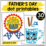 Fathers Day Activity Preschool and Toddler Dot Marker and 
