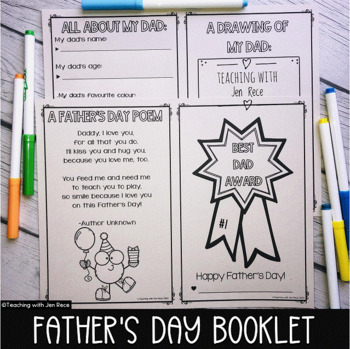 Preview of Father's Day Booklet - U.K. English