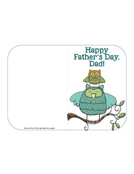Download Father's Day Cards, Coupons & Envelopes for Dad, Grandpa ...