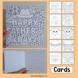 Fathers Day Cards Craft Writing Activities Pop Art Colorin