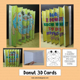 Fathers Day Cards Donut Craft Writing Activities Agamograp