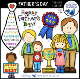 Father's Day Clip Art Set (14 graphics) Whimsy Workshop Teaching