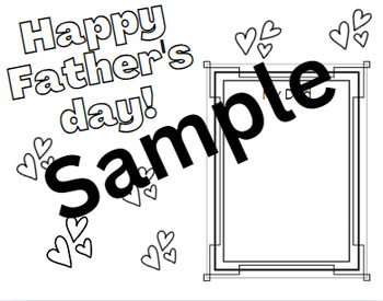 Fathers Day Craft Coloring Pages | Busy Work | Early Finishers | TPT