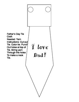 Father's Day Craft by Don't Forget the Fun | Teachers Pay Teachers