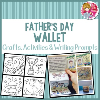 Preview of Father's Day Craft, Activities and Writing Prompts