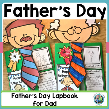 Preview of Fathers Day Craft for Father's Day With Father's Day Questionaire and Card
