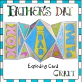 Father's Day Craft - EXPLODING Card