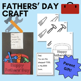 Fathers' Day Craft- Toolbox and Poem Parent Gift- Kindergarten