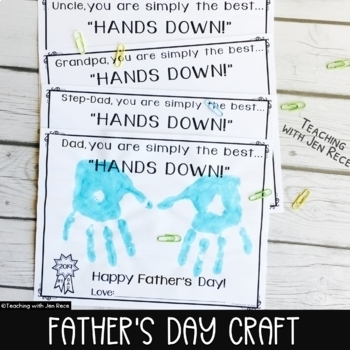 Preview of Inclusive Father's Day Craft - FREE updates for life!