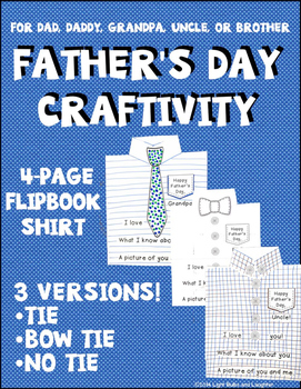 Father's Day Craft: Tie-rific Dad - Fluttering Through the Grades