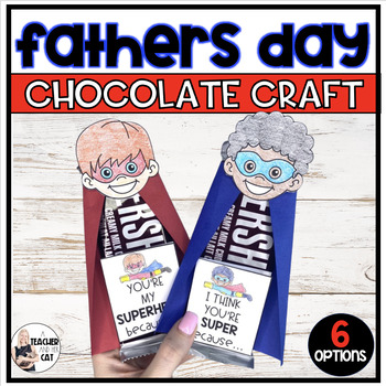Preview of Fathers Day Gift | Chocolate Bar Craft