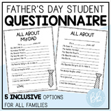 Fathers Day Gift Questionnaire Printable
