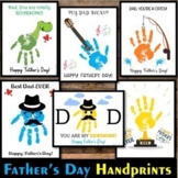 Fathers Day Handprint Art, Keepsake Art, Fathers Day Craft