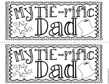 Father's Day Craft: Tie-rific Dad - Fluttering Through the Grades