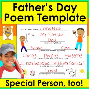 Father's Day Writing: Original Easy Poem Template {or Other Poem}