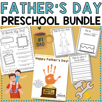 Fathers Day Preschool Bundle by Teaching Littles Shop | TPT