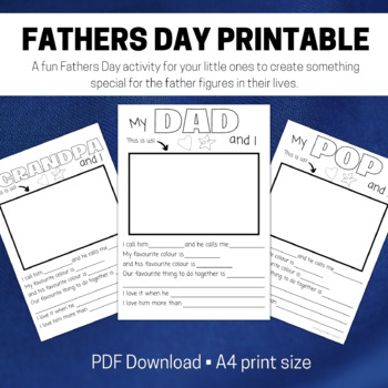 Fathers Day Printable FREEBIE by Raising Wildfire Collective | TpT