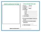 Father's Day Questionnaire