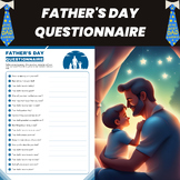 Fathers Day Questionnaire | Father's Day Worksheet
