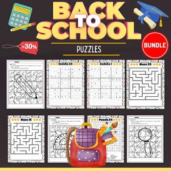 Preview of Fathers day Puzzles With Solution - Fun End of the year Brain Games & Activities