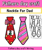 Fathers day craft / Necktie For Dad craft Writing / All ab