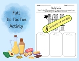 Fats Tic Tac Toe Activity