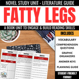 Fatty Legs Novel Study: Comprehension & Vocabulary Book Un