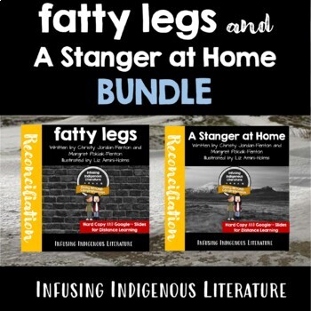 Preview of Fatty Legs and A Stranger at Home Lessons BUNDLE - Inclusive Learning