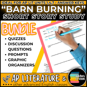 Preview of Barn Burning | Faulkner | Short Story Unit BUNDLE | HS English and AP Lit