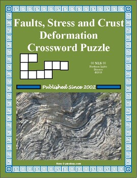 Preview of Faults, Stress and Crust Deformation Crossword Puzzle