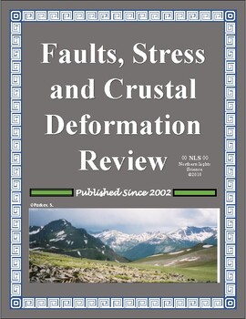 Preview of Faults, Stress, and Crustal Deformation Review Worksheet