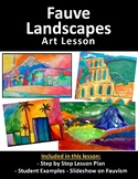 Fauve Landscapes Art Lesson